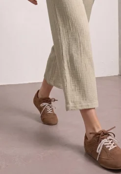 Wide Legs mousseline broek in Loose Fit