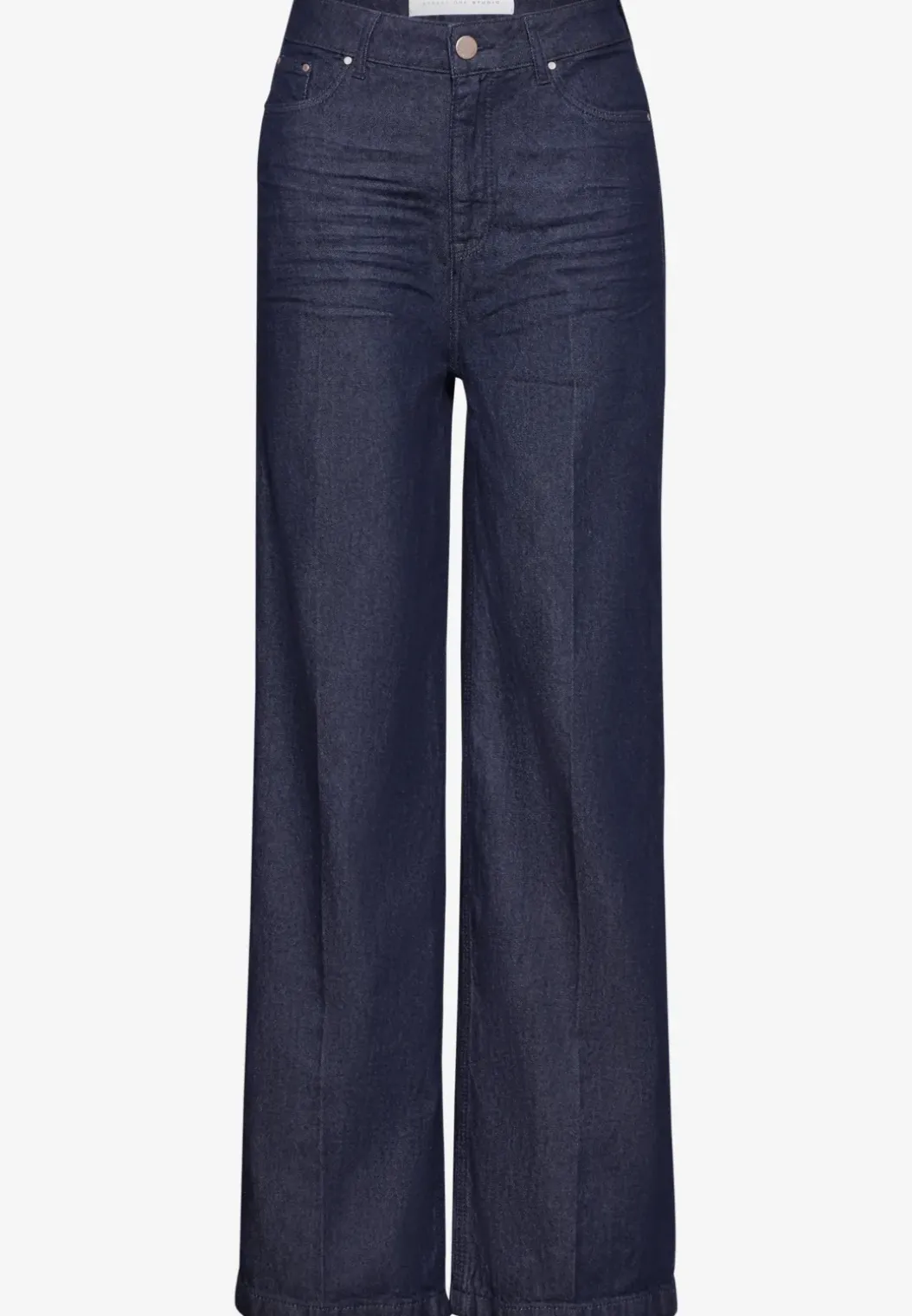 Wijde denim broek