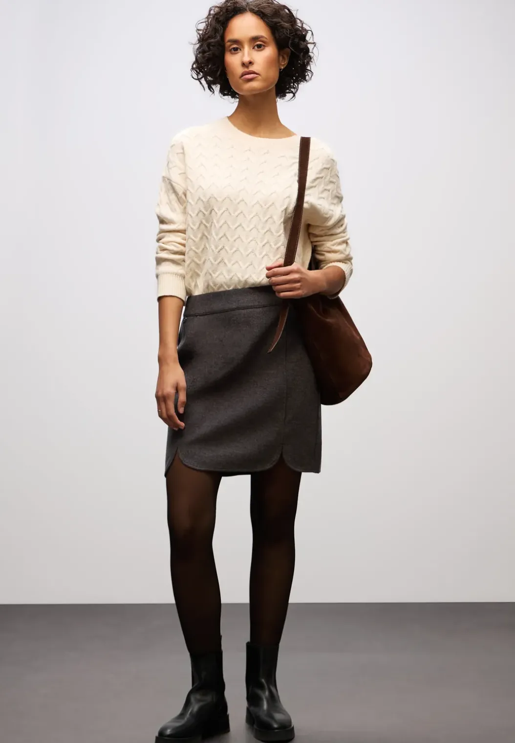 Wol-look rok