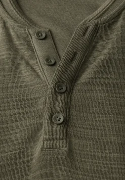 Zacht slub henley shirt