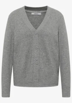 Zacht vest met V-hals