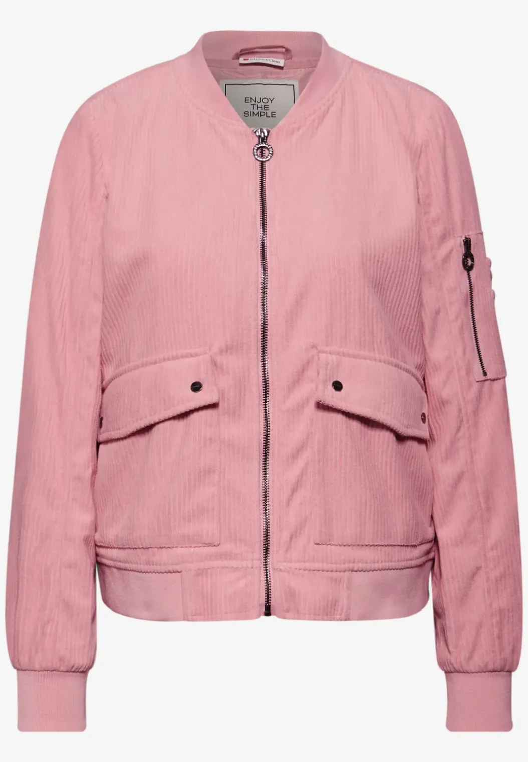 Zachte corduroy blouson