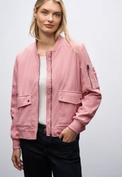 Zachte corduroy blouson