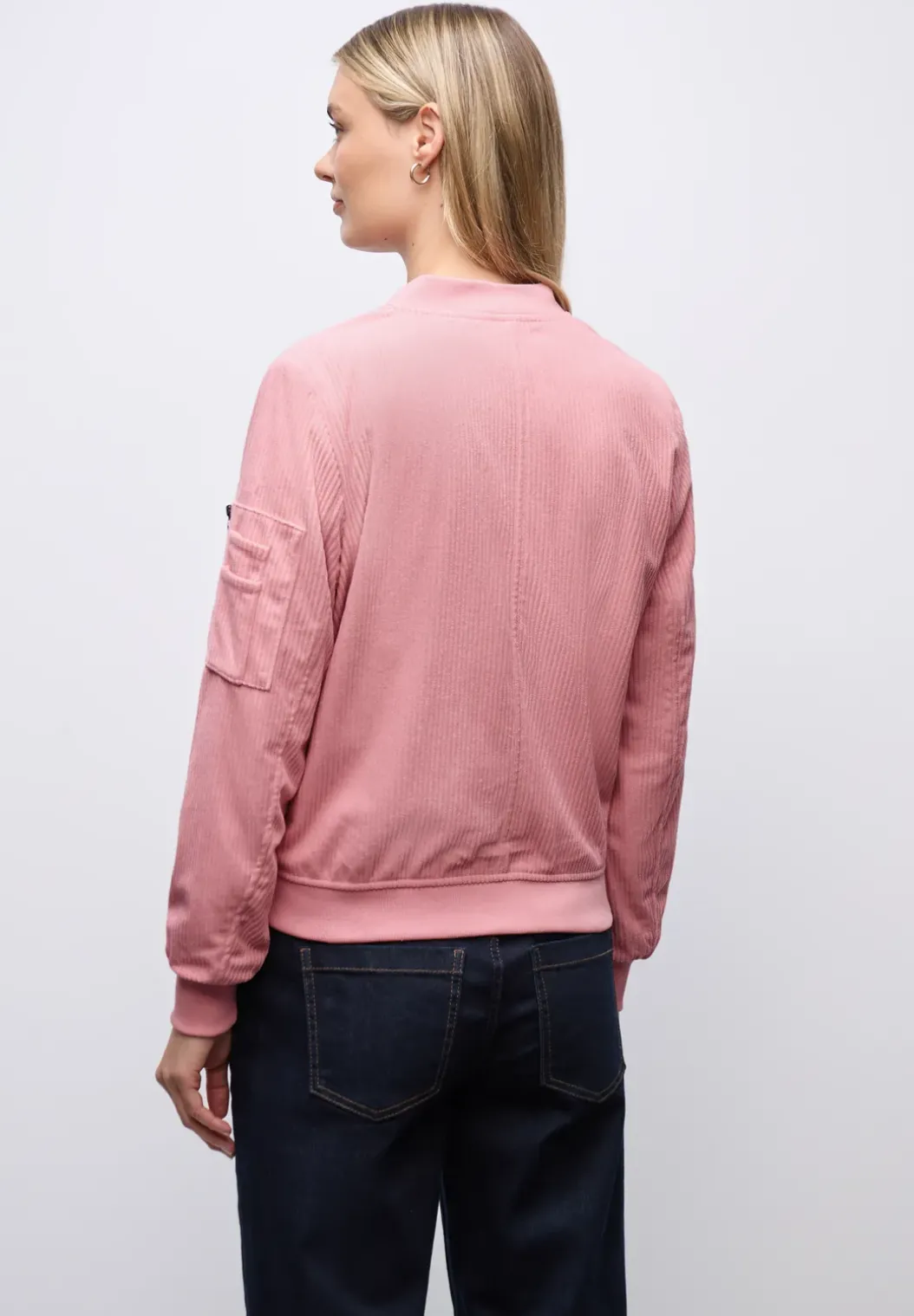 Zachte corduroy blouson