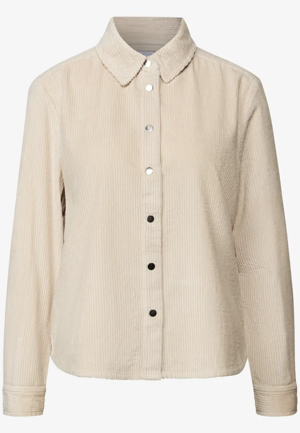 Zachte corduroy overhemdblouse