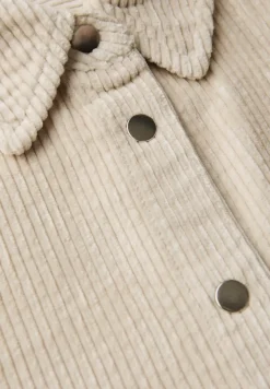 Zachte corduroy overhemdblouse