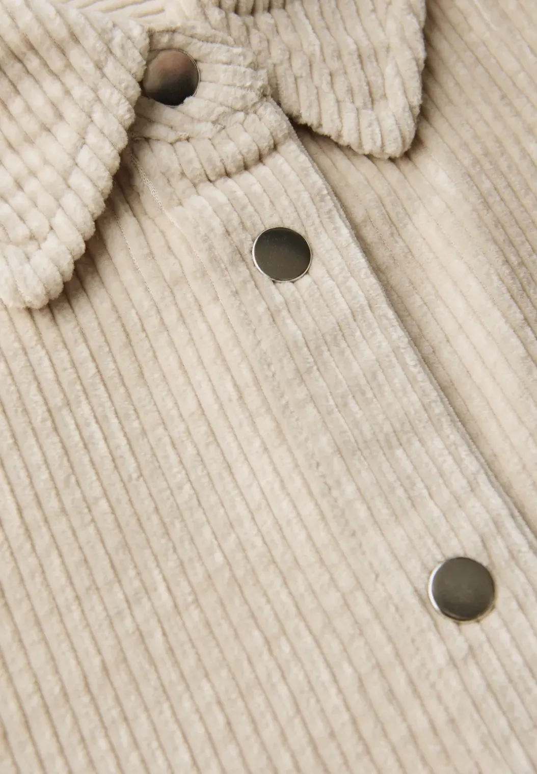 Zachte corduroy overhemdblouse