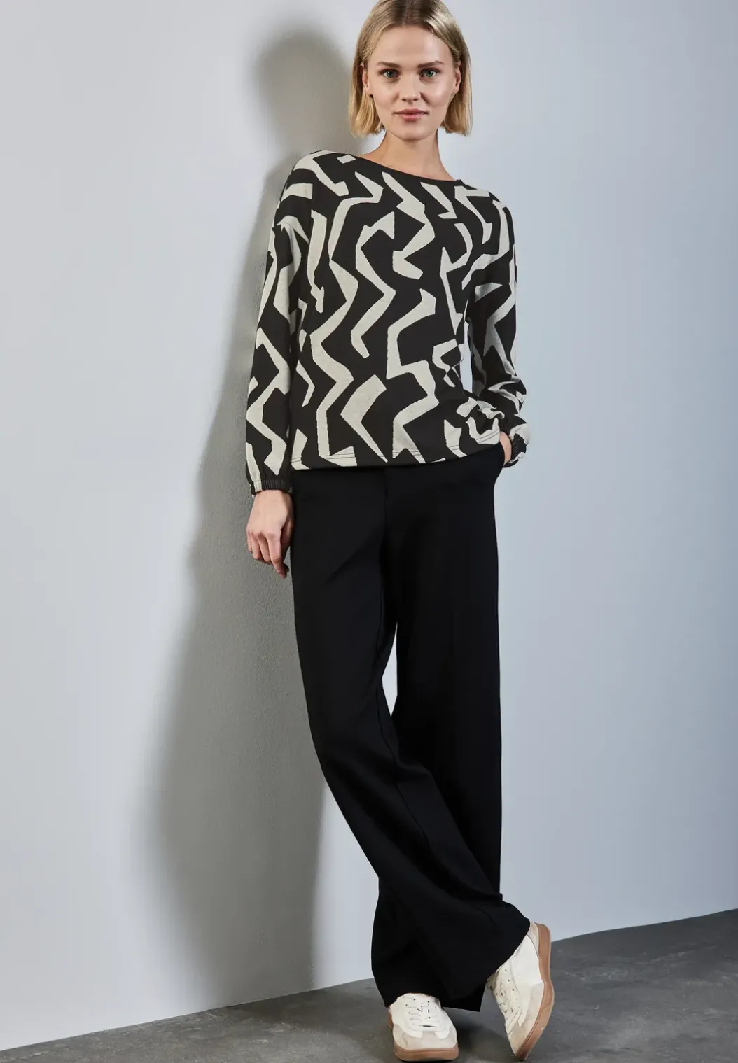 Zacht jacquard overhemd