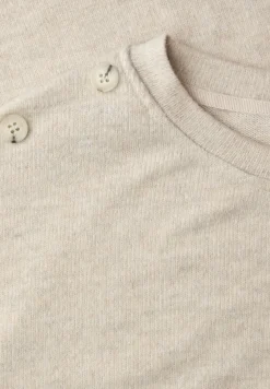 Zacht shirt met knopen