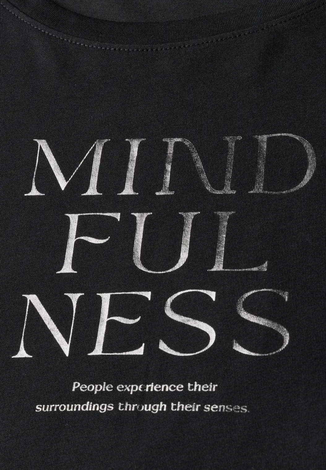 Zacht shirt met tekst