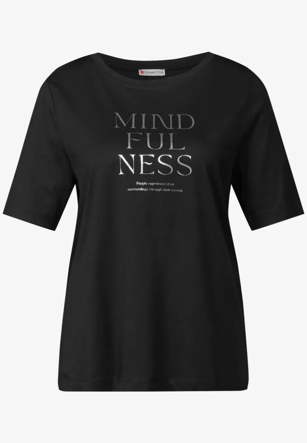 Zacht shirt met tekst