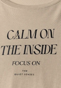 Zacht shirt met tekst